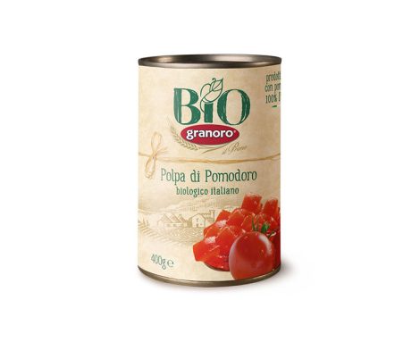 Paradicsom BIO darabolt polpa Granoro 400 gr.