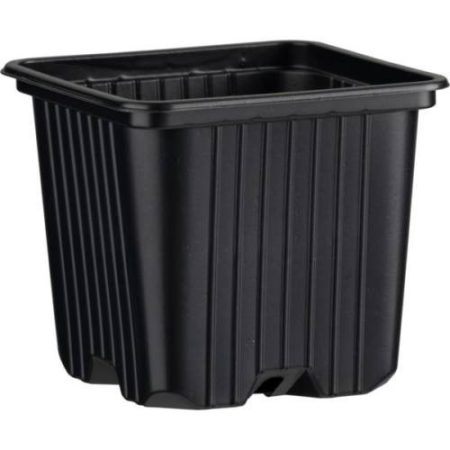 Desch Plantpak palántanevelő műanyag szögletes cserép 8*8*7 cm, fekete